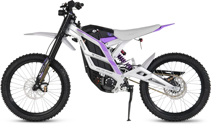 79BIKE Falcon PRO, farba fialová a strieborná